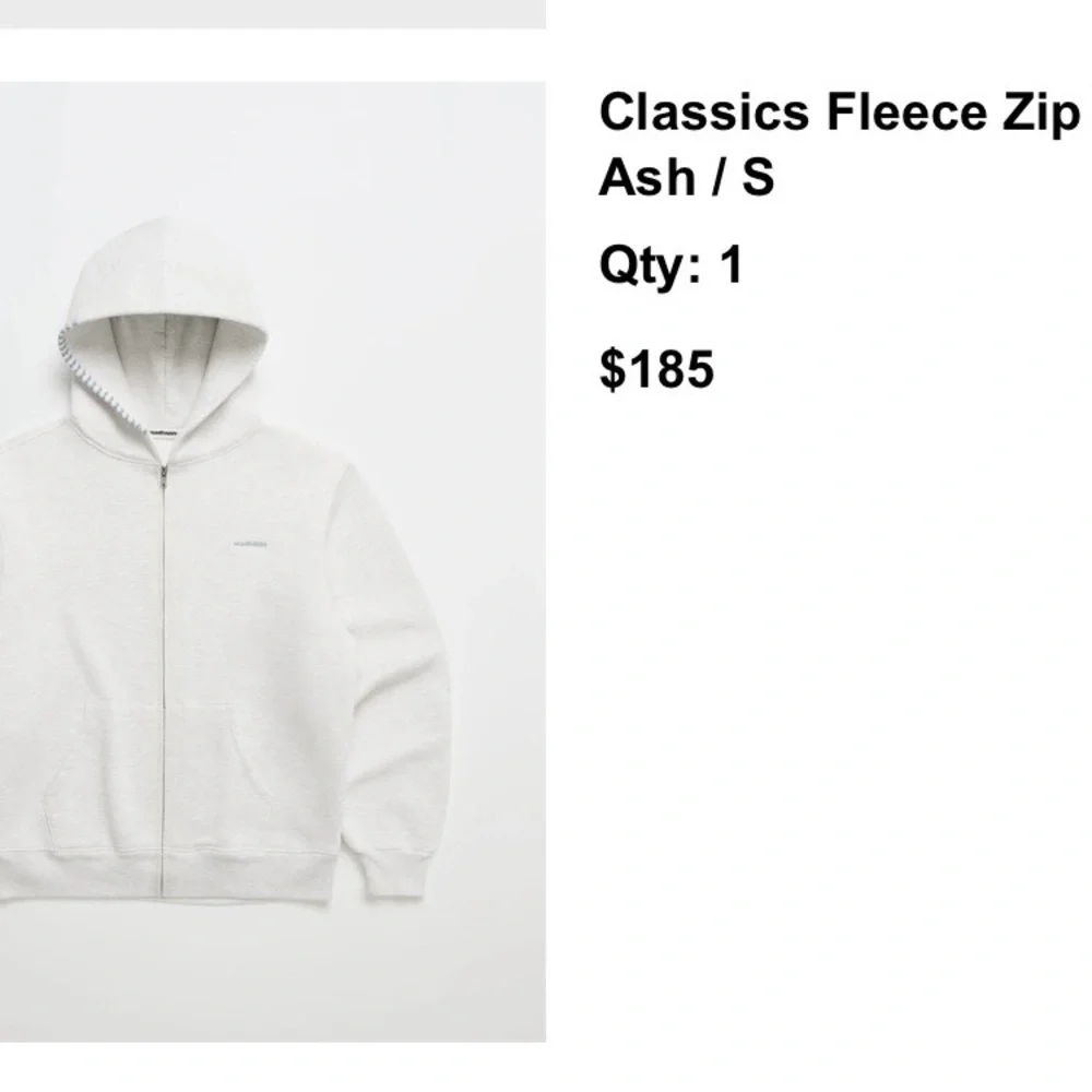 SOLD Madhappy Gray Classics Hoodie - Picture 5 of 5